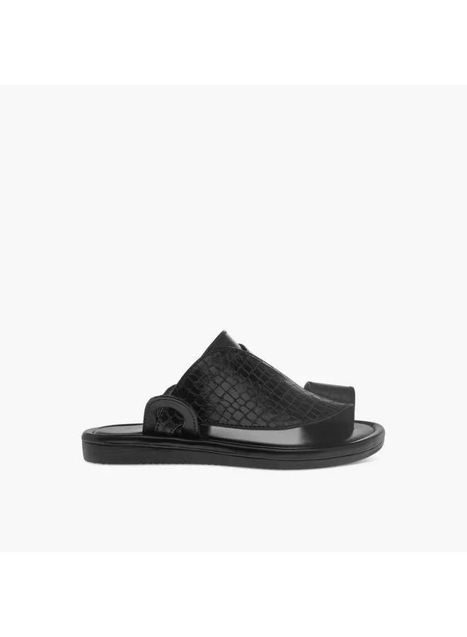 ال بي ال من شو اكسبرس صنادل عربية ولادي سهلة الارتداء بنقوش