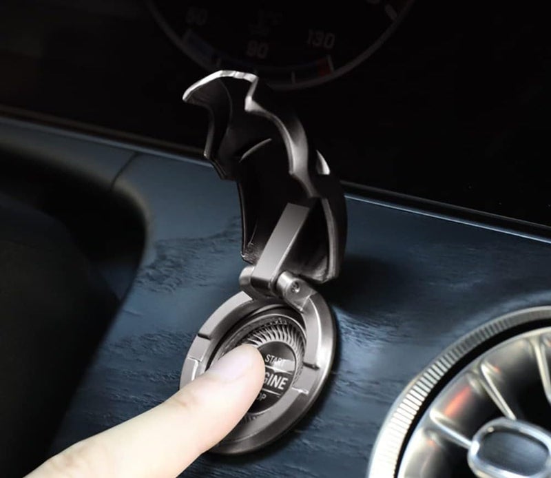 AutoBizarre Car Engine Push Start Stop Button Ring Cover for Button Protection and Decoration for All Cars - Image 1