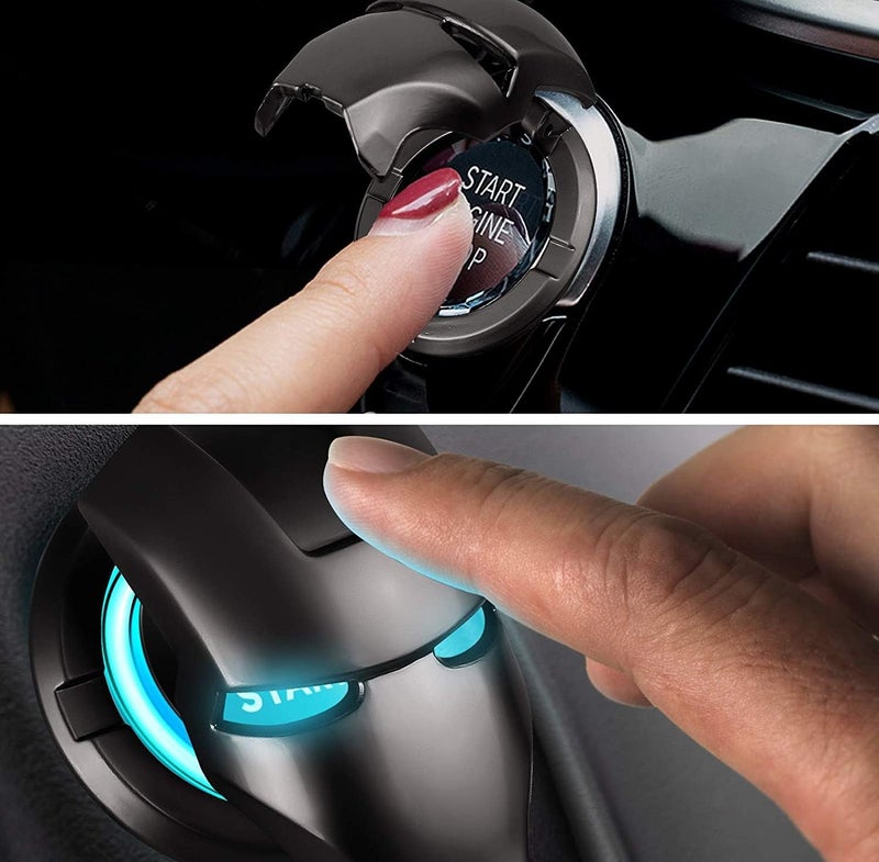 AutoBizarre Car Engine Push Start Stop Button Ring Cover for Button Protection and Decoration for All Cars - Image 2