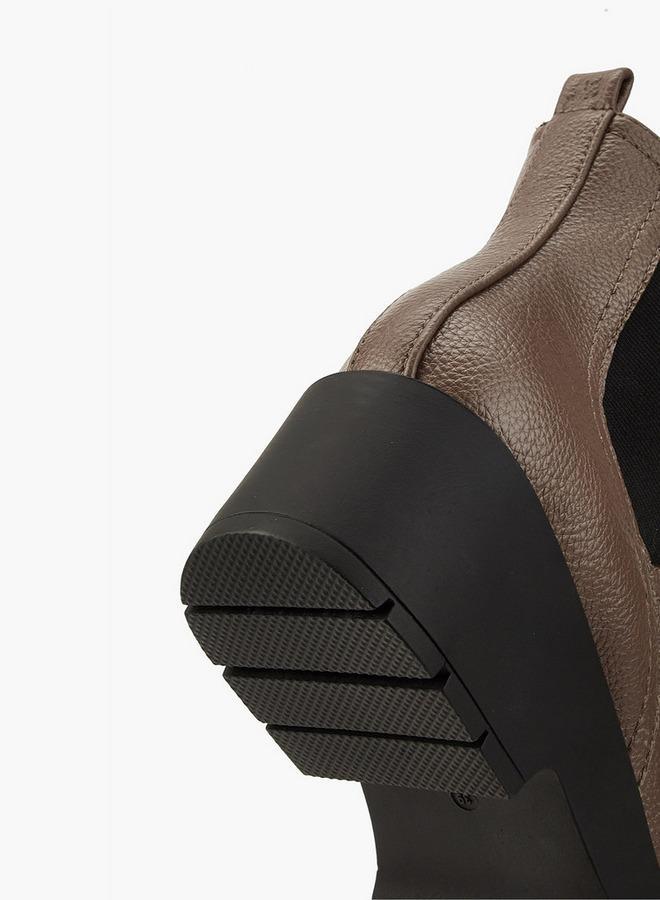 Flora Bella By Shoexpress Women's Elastic Panel Slip-On Ankle Boots - Image 5