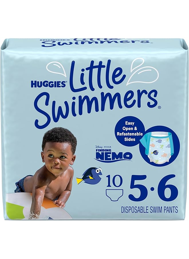 HUGGIES Little Swimmer Large (14+ Kg) 10 Swim Pants - Image 1