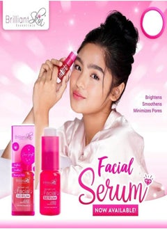 Brilliant Skin Instant Lift Facial Serum, Reduce Wrinkles, Minimize Pores, Brighten, and Smooth Skin, Unique Formula for Lightening Sun Spots, Discoloration and Refining Texture, 20ml.  - Image 3