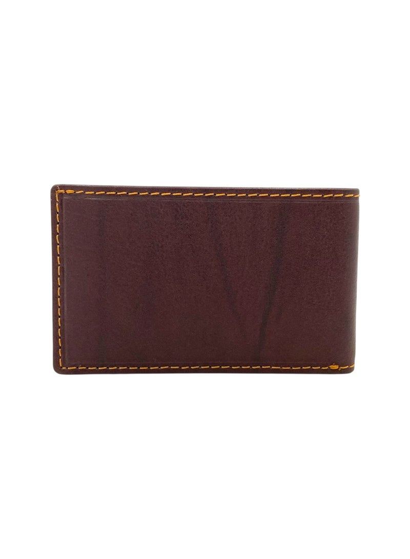 LAVERI LEATHER Slim Card Case & Cash Wallet Compact Size # 707N - Image 5