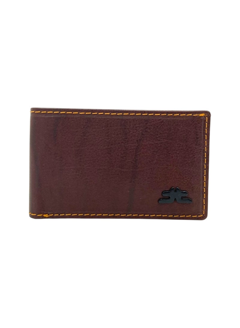 LAVERI LEATHER Slim Card Case & Cash Wallet Compact Size # 707N - Image 2