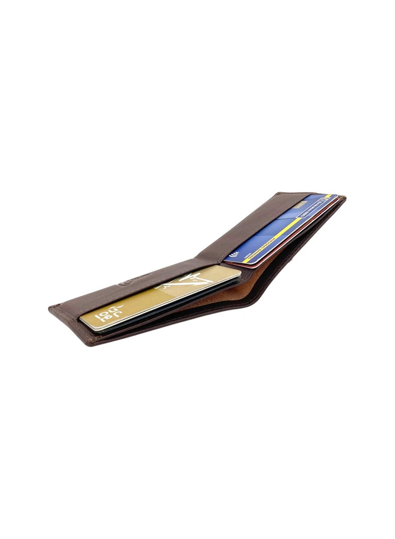 LAVERI LEATHER Slim Card Case & Cash Wallet Compact Size # 707N - Image 4