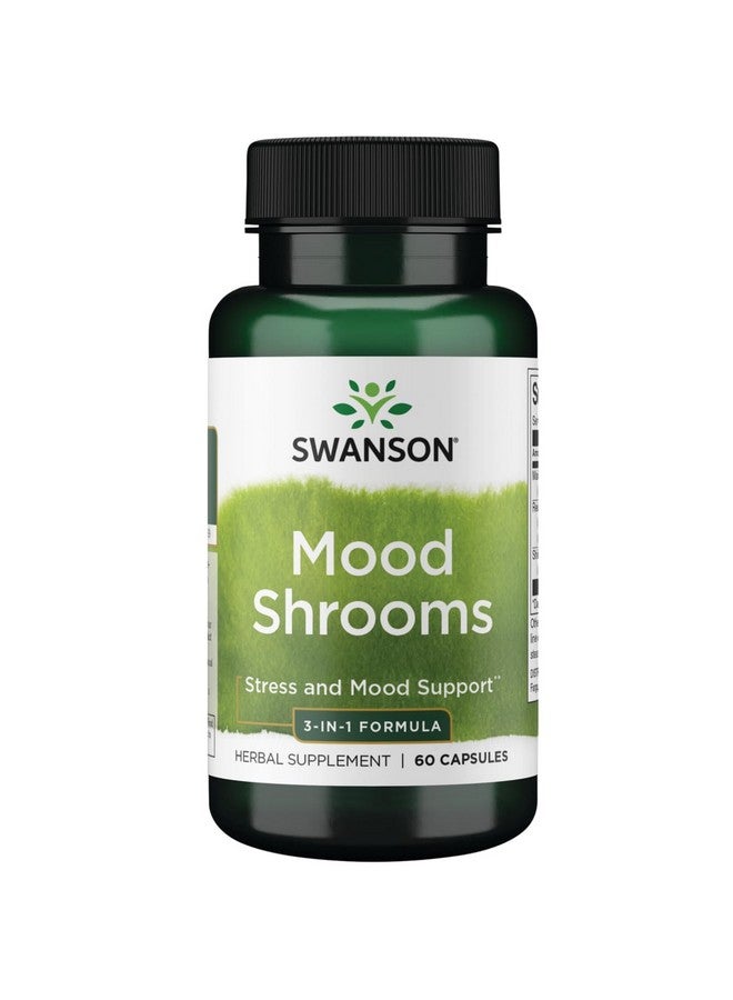 Swanson Shrooms - 3-in-1 Formula 60 Caps - Image 1