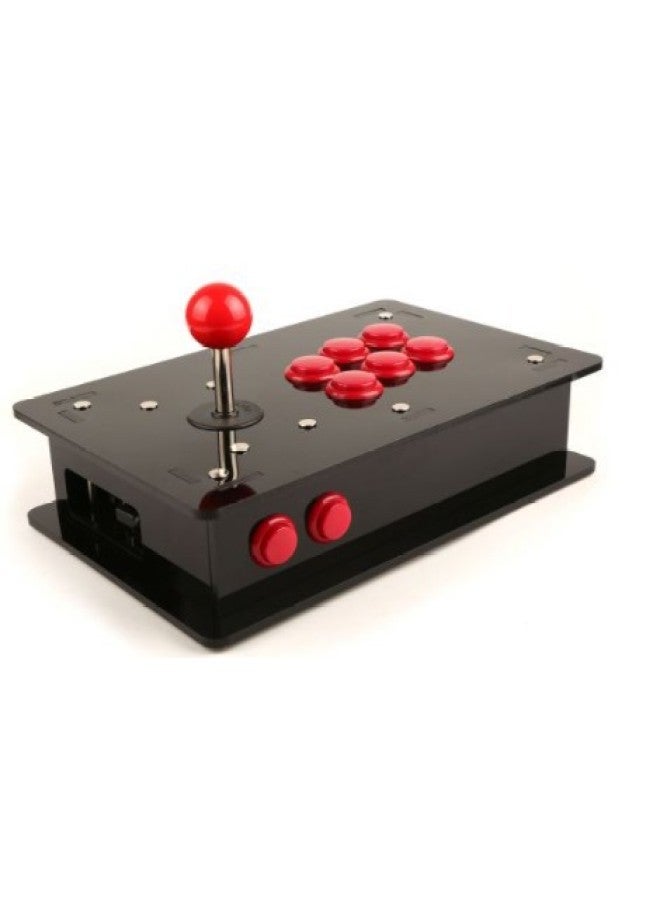 Suitable For Raspberry Pie Joystick Joystick Lever USB Wired Vibration Gamepad Drive-free Plug And Play-Product Color:W02 Raspberry Pie Professional Rocker  - Image 2