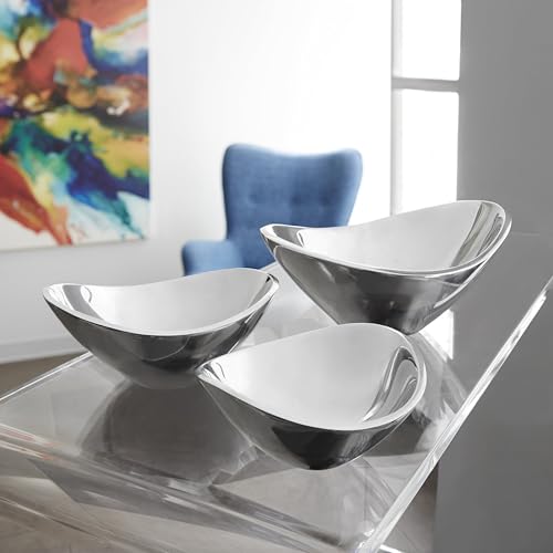 Nambe Nambé Butterfly Bowl, 9-Inch Serving Dish - Sculptural Metal Centerpiece with Wing-Inspired Curves, Versatile Bowl for Hot or Cold Dishes - Elegant & Modern Tabletop Display - Freezer & Oven Safe - Image 2