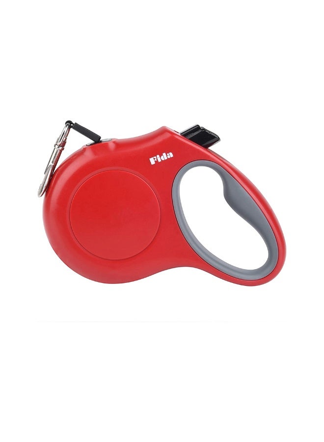Fida JFA Series Retractable Dog Leash - XSmall - Red