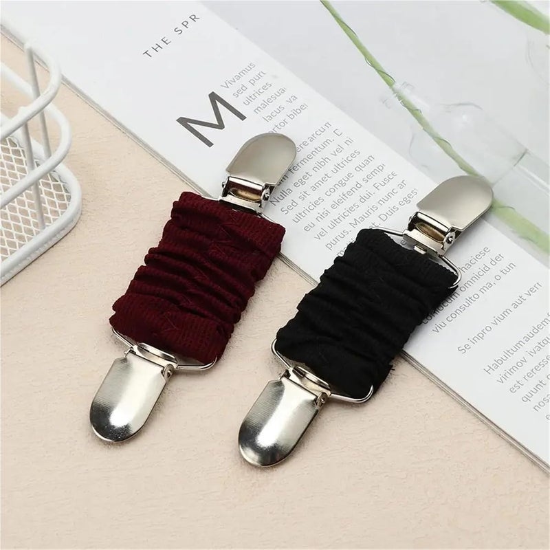 20Pcs Mitten Clips Dress Clips Back Cinch to Tighten Dress Fit Dress Cinch Clips Cardigan Collar Clips Shirt Clips Shawl Clip(A-Leopard Print) - Image 4