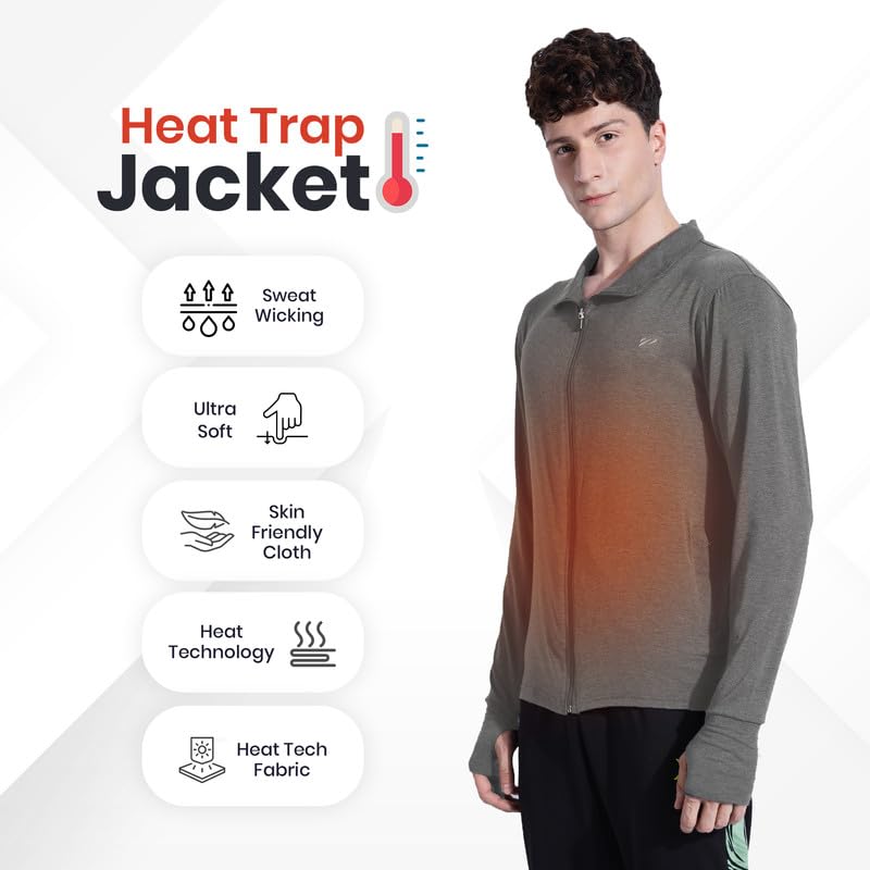 BLUE TYGA Anti AC Thermal Jacket – Ultrasoft Lightweight Warm Jacket for Office & Outdoor Cold Environments | Skin Friendly Fabric with Heat Trap Technology - Image 4