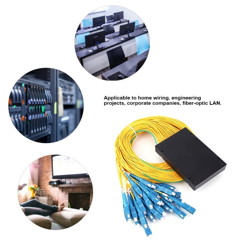 Fibre Splitter 1x32 SC/UPC Interface Low Loss Core - Environmental Stability PLC Splitter for Home Wiring, Engineering Projects, Corporate LAN - Image 3