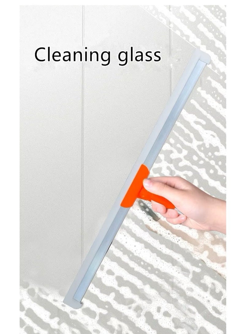 Silicone floor, wall and glass spacer with stainless steel handle in multiple colors - Image 2