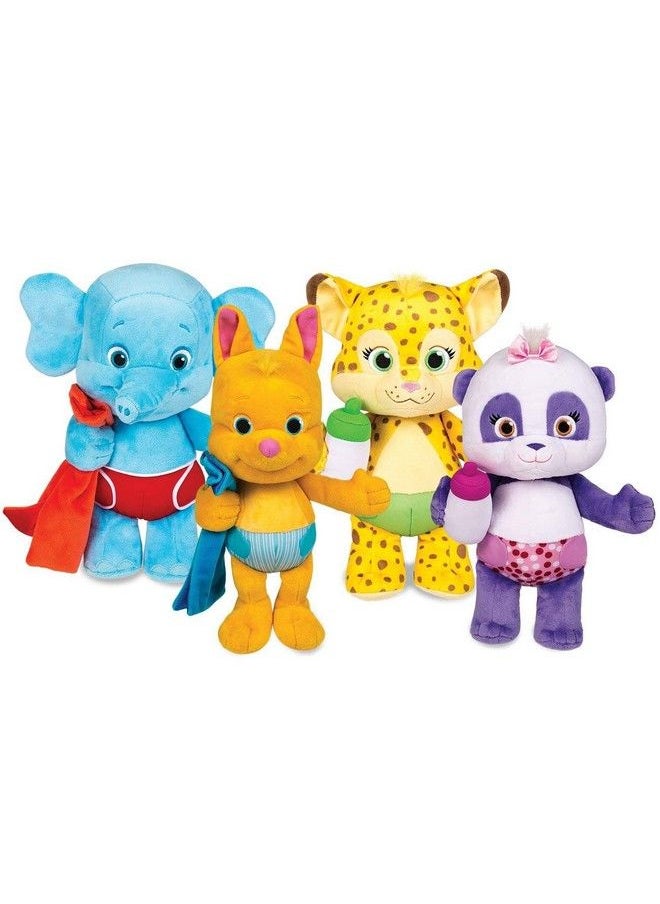 Snap Toys Word Party Franny 10" Stuffed Plush Snuggle And Play Baby Cheetah With Bottle From The Netflix Original Series 18+ Months  - Image 3