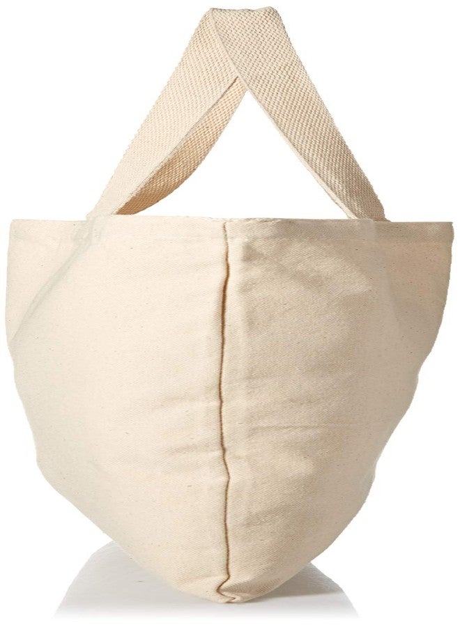 ToteBagFactory (عبوة من 12 قطعة) 12 حقيبة حمل من قماش قطني ثقيل (طبيعي) - Image 3
