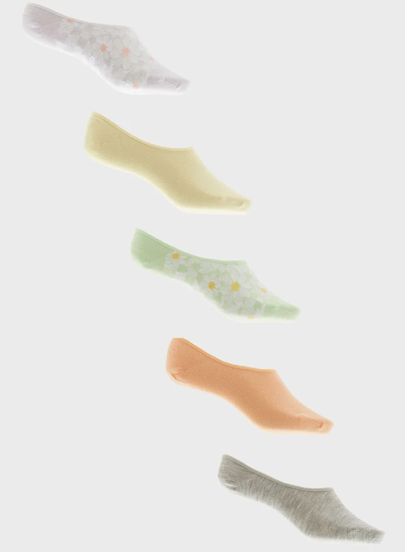 Aerie 5 Pack No Show Socks
