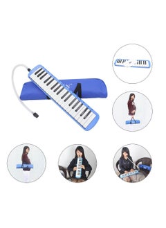 37 Keys Piano Melodica Educational Musical Instrument with Carrying Bag Blue  - Image 4