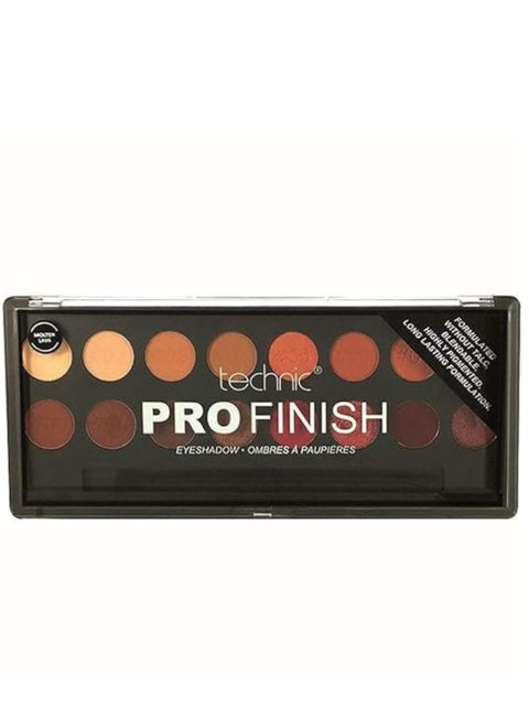 Technic Pro Finish Eyeshadow Palette - Molten Lava