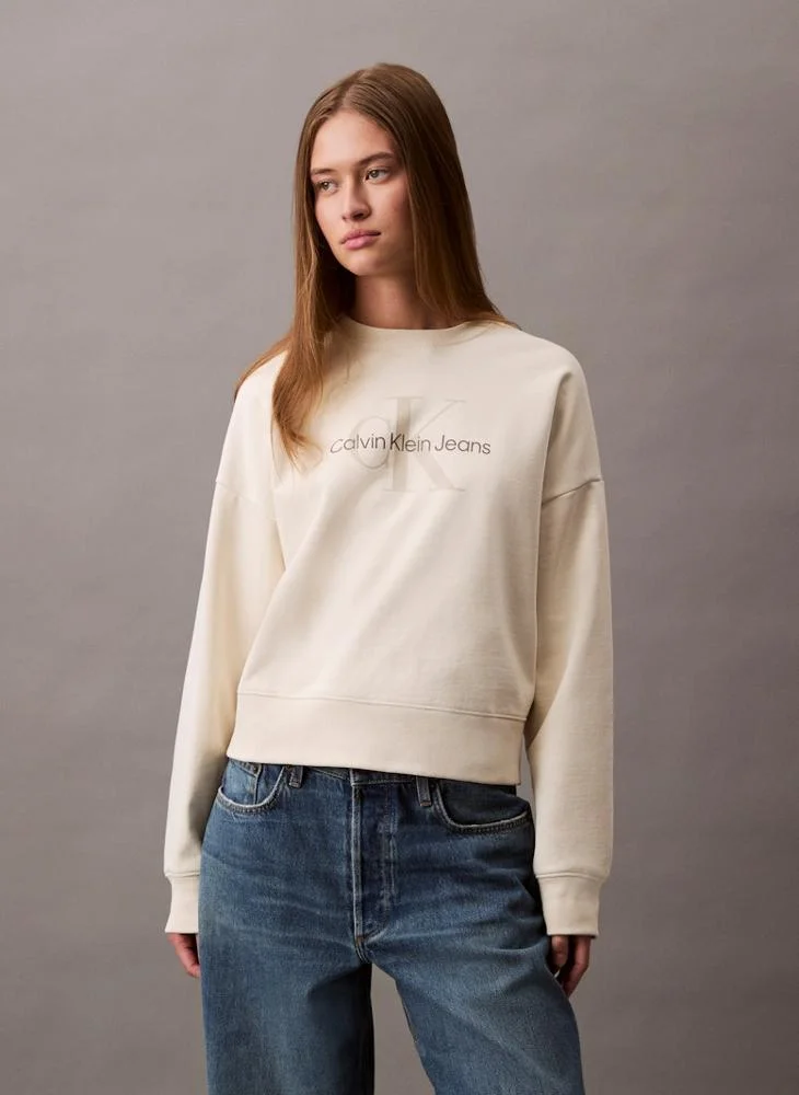 Calvin Klein Jeans Logo Crew Neck Sweatshirt