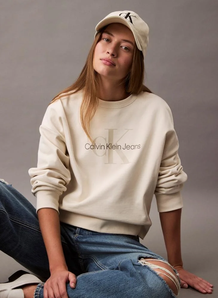 Calvin Klein Jeans Logo Crew Neck Sweatshirt