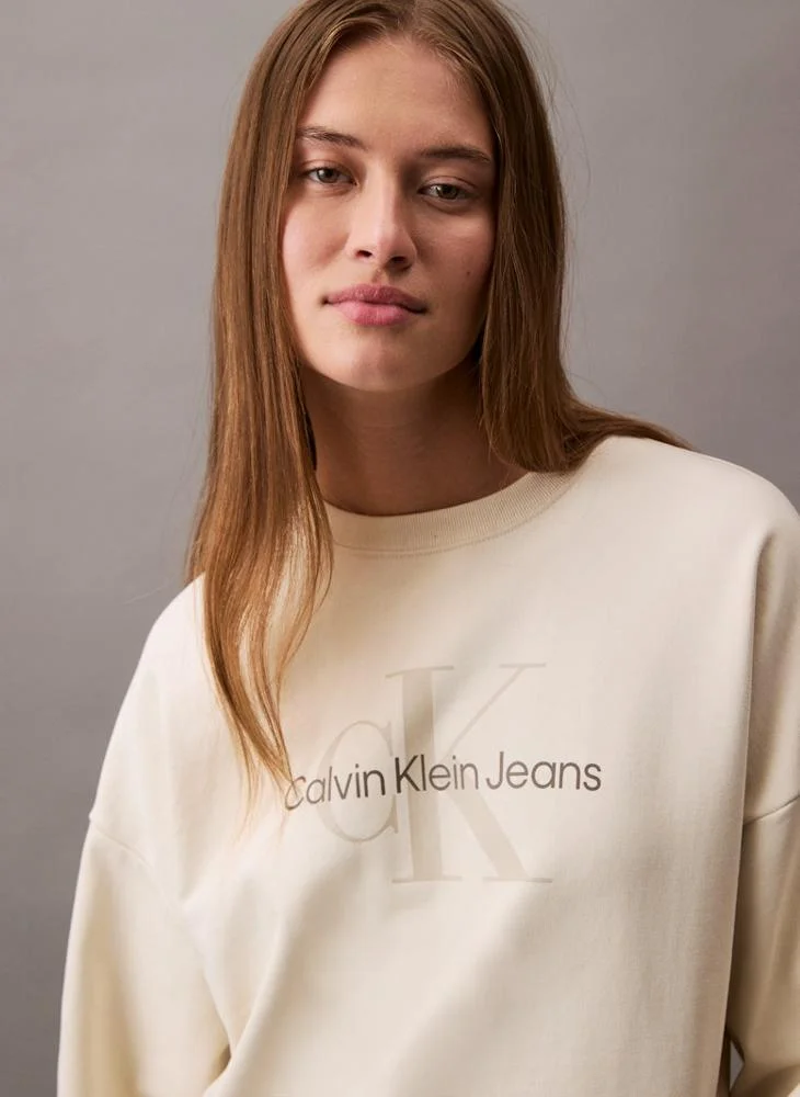 Calvin Klein Jeans Logo Crew Neck Sweatshirt