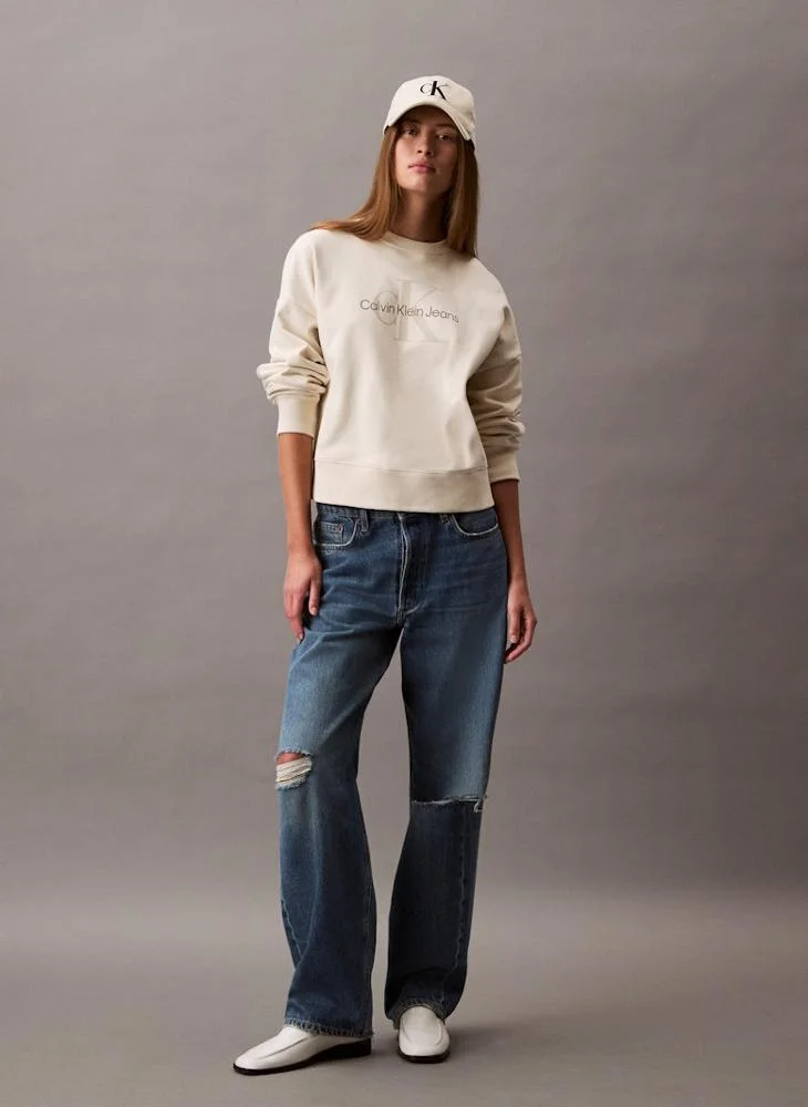 Calvin Klein Jeans Logo Crew Neck Sweatshirt