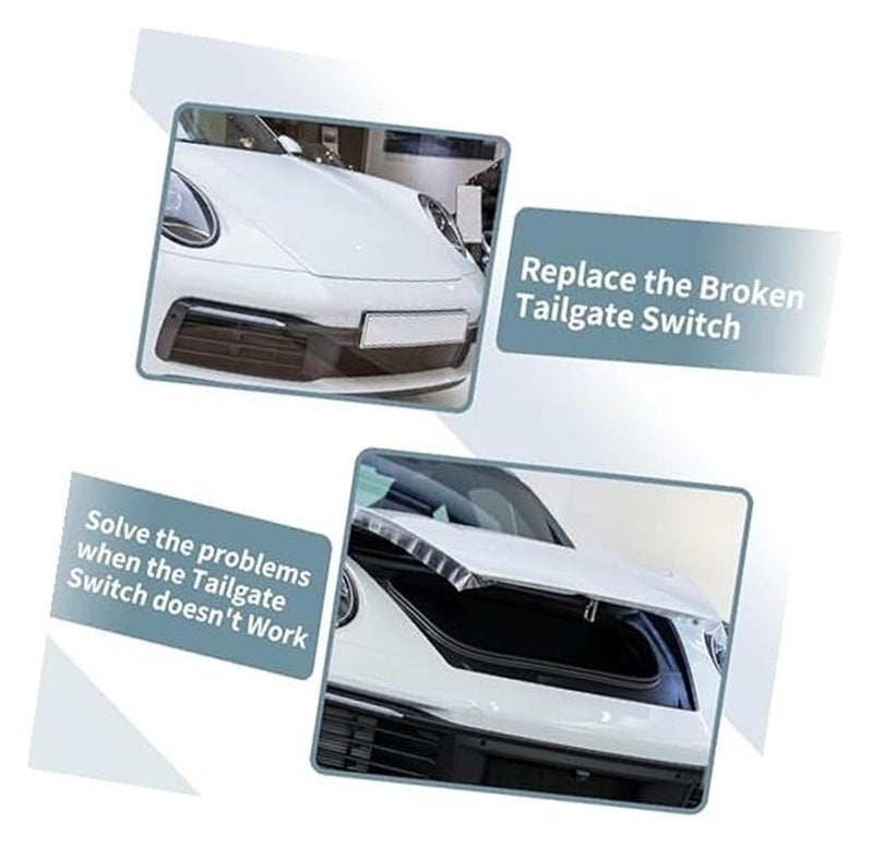 DEMULAX Trunk Tailgate Handle Release Switch for Porsche 718 Boxster - Image 3