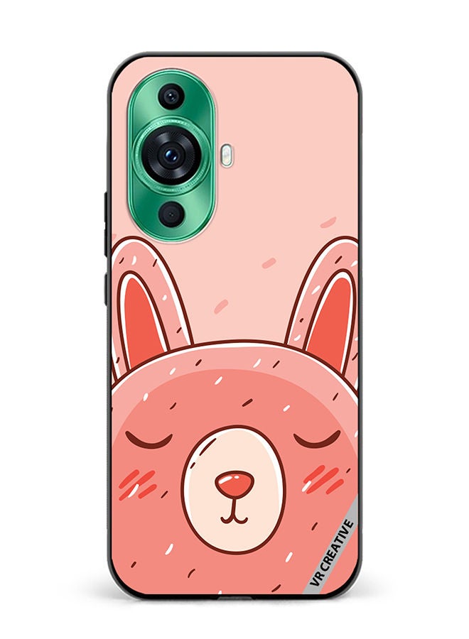 VR CREATIVE Protective Case Cover For Huawei nova 11 Ultra Sleeping Rabbit Design Multicolour - Image 1