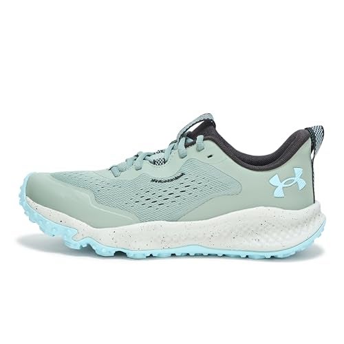 Under Armour Women's Charged Maven Trail, (348) Silica Green/Hydro Green/Stream, 5, US - Image 2