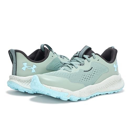 Under Armour Women's Charged Maven Trail, (348) Silica Green/Hydro Green/Stream, 5, US - Image 3