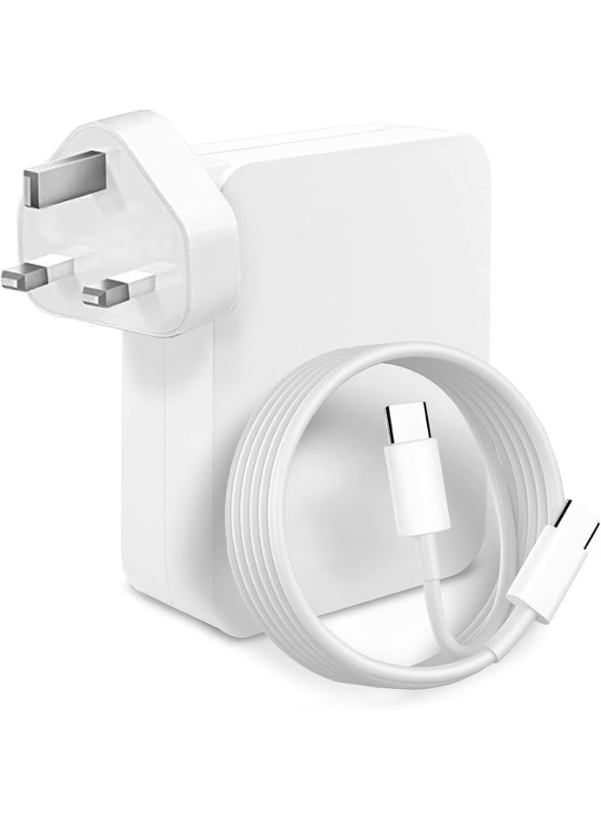 KENSUO MacBook Pro Charger-106W Super Fast Charger,Compatible With MacBook Pro 16, 15, 14, 13 Inch, MacBook Air 13 Inch, Ipad Pro 2021/2020/2019/2018, Included 7.2ft USB C to C Cable - Image 1