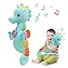 Fuzqq Baby Toys 06 MonthsMusical Stuffed Animal Plush Toy with RattleSoft Newborn Toy for 0 3 6 9 12 Months GirlsBaby Boy GiftBlue - Image 3