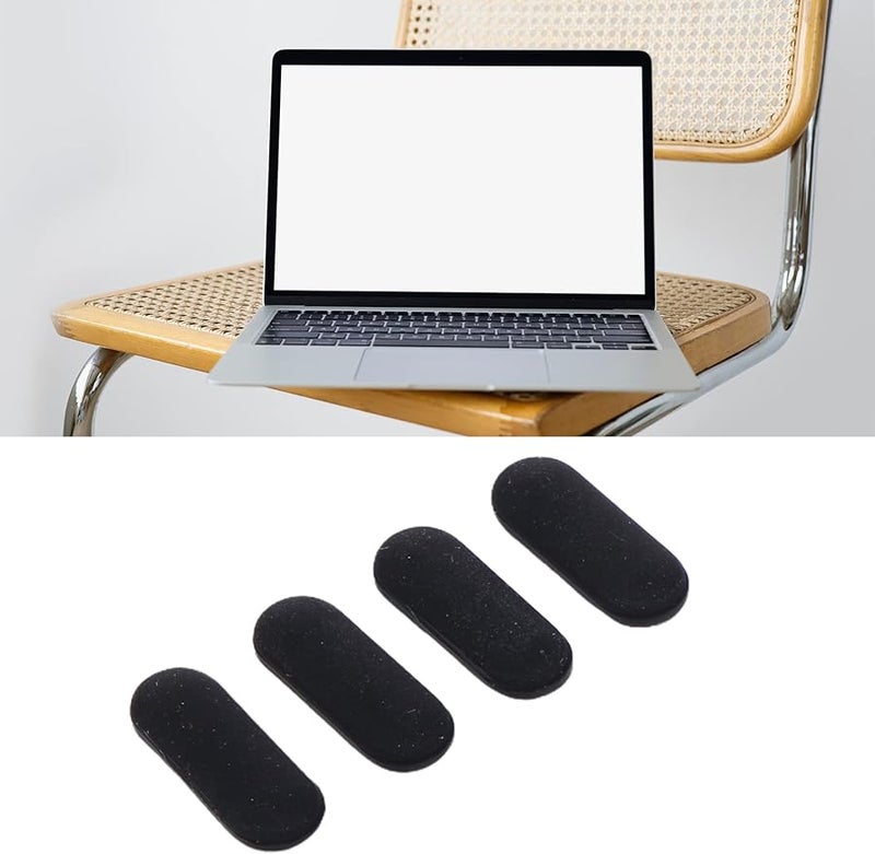 4Pcs Black Rubber Feet Replacement Pad For Dell Latitude E7440 E7240 E7450 E7470 Laptop - Image 3