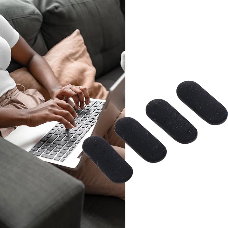 4Pcs Black Rubber Feet Replacement Pad For Dell Latitude E7440 E7240 E7450 E7470 Laptop - Image 5