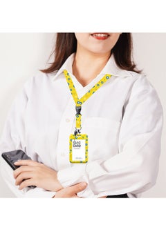 DAREU Colorful Retractable ID Badge Holder with Vertical Card Protector and Breakaway Lanyard – Ideal for Teachers, Nurses, Office Staff  - Image 4