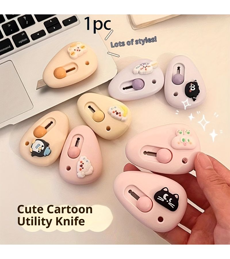 Small Art Knife 1pc Random Color for Package Opening Unboxing Home Use - Image 2