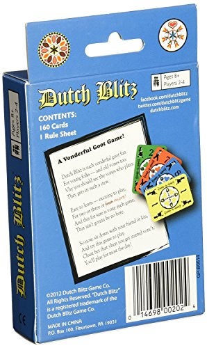 Dutch Blitz: Expansion Pack, Use Expansion Pack Alone or with Original Deck to Play with 2-4 Players, 4 New Card Colors, Fast Paced Fun for Everyone, for Ages 8 and Up - Image 2