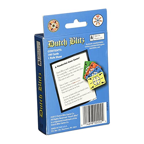 Dutch Blitz: Expansion Pack, Use Expansion Pack Alone or with Original Deck to Play with 2-4 Players, 4 New Card Colors, Fast Paced Fun for Everyone, for Ages 8 and Up - Image 4
