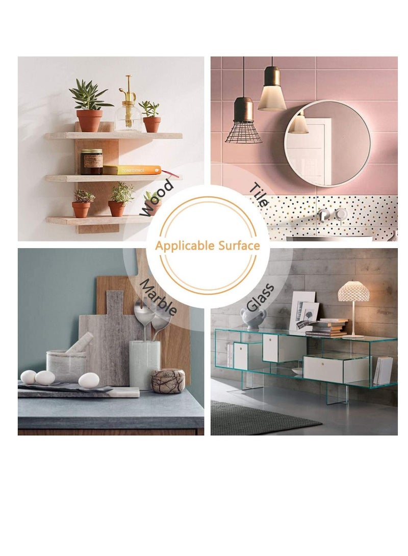 Excefore no Adhesive Tape Nano Tape Multipurpose Double Sided No-Trace Removable Glue Tape Washable Strong Gel Anti-Slip Fixed Adhesive Transparent Multifunctional Nano Tape - Image 2