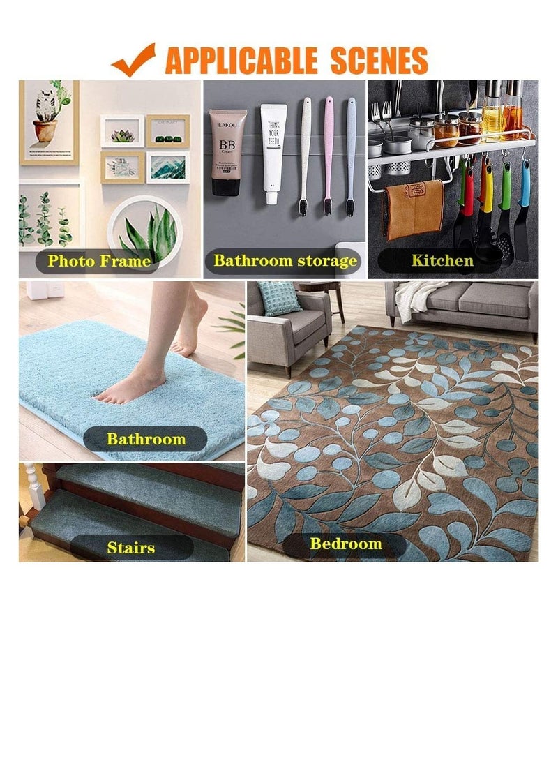 Excefore no Adhesive Tape Nano Tape Multipurpose Double Sided No-Trace Removable Glue Tape Washable Strong Gel Anti-Slip Fixed Adhesive Transparent Multifunctional Nano Tape - Image 4