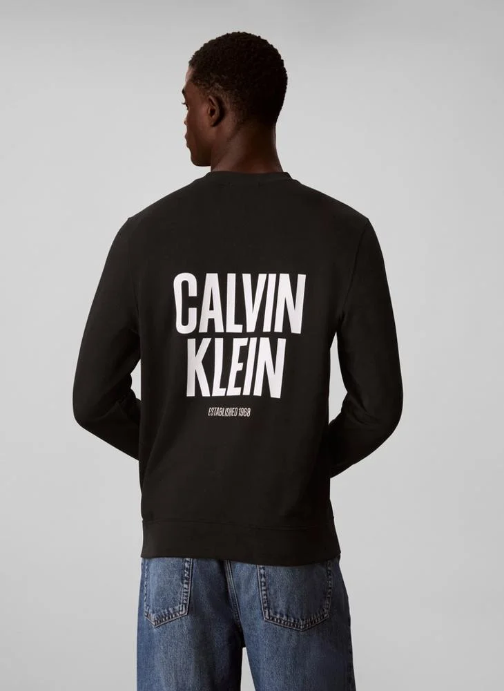 Calvin Klein Jeans  Logo Embroidery Terry Jumper for Men | Best Price UAE
