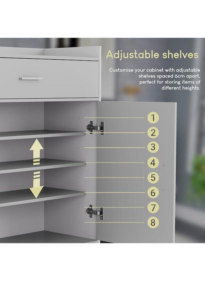 Space-Saving Shoe Rack Modern Design with Ample Storage to Keep Your Shoes Neat and Accessible.