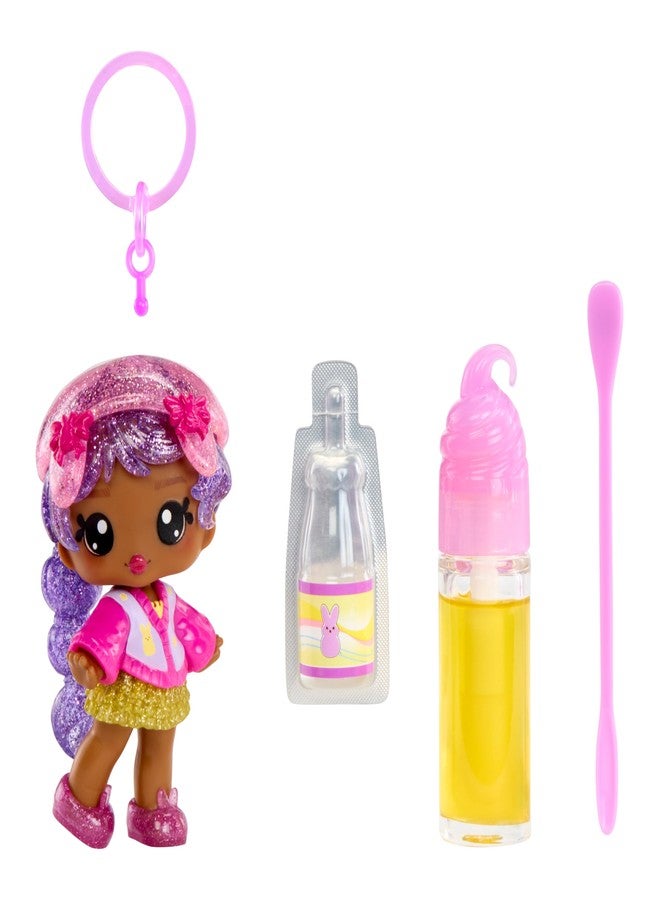 Yummiland x PEEPS Lip Gloss Doll- Michelle Mallows with Scented Lip Gloss, Ages 4+ - Image 2