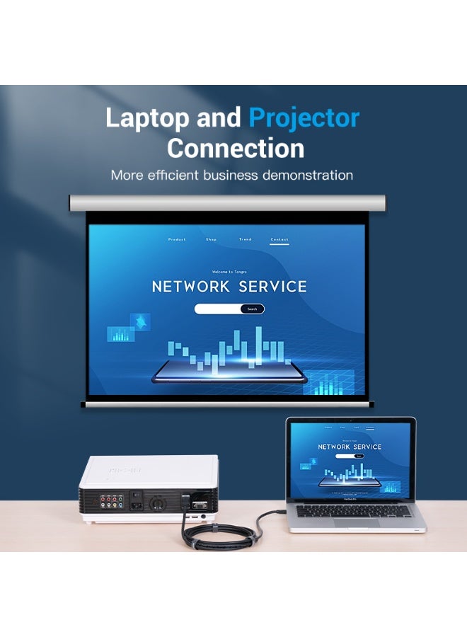 VENTION 4K Mini DisplayPort to HDMI Cable 1.5M Black Model # HAHBG - Image 4