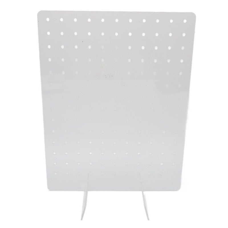 Acrylic Pegboard 1pc Transparent Durable Portable Display Stand - Easy Installation Jewelry Organization for Home Shop Craft Show - Image 4