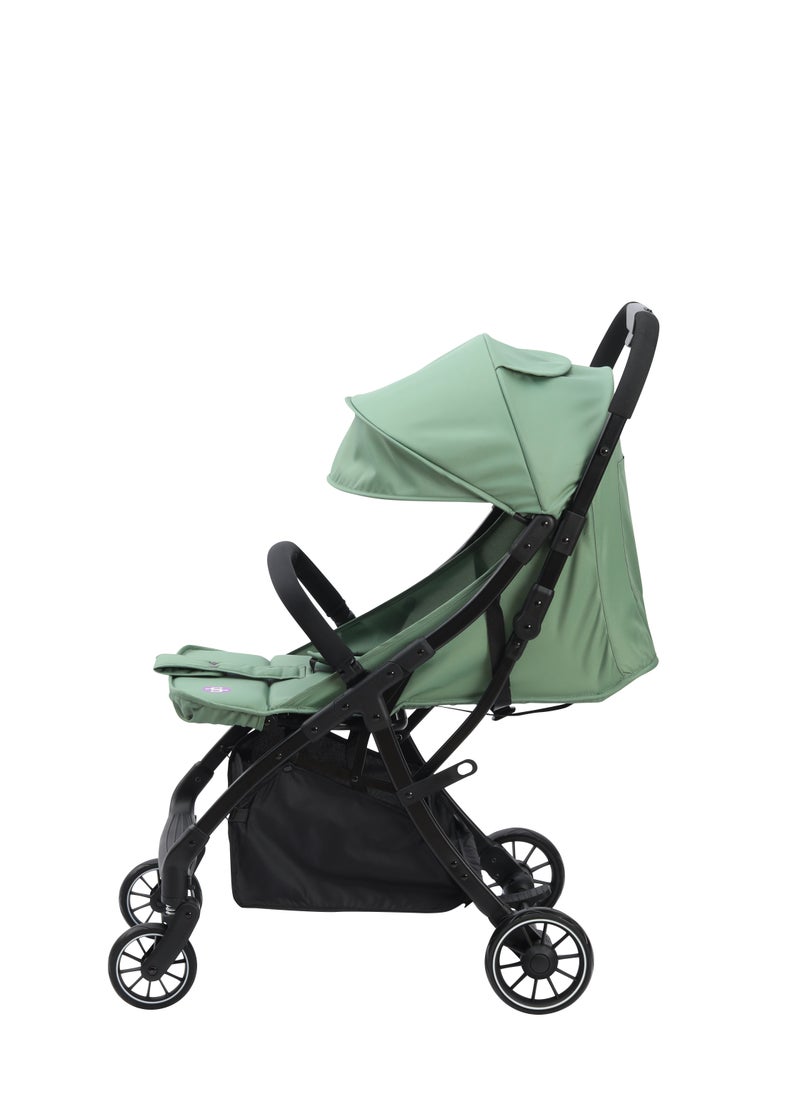 Hababy Premiun Cabin Stroller - Mint Green - Y1T  - Image 2