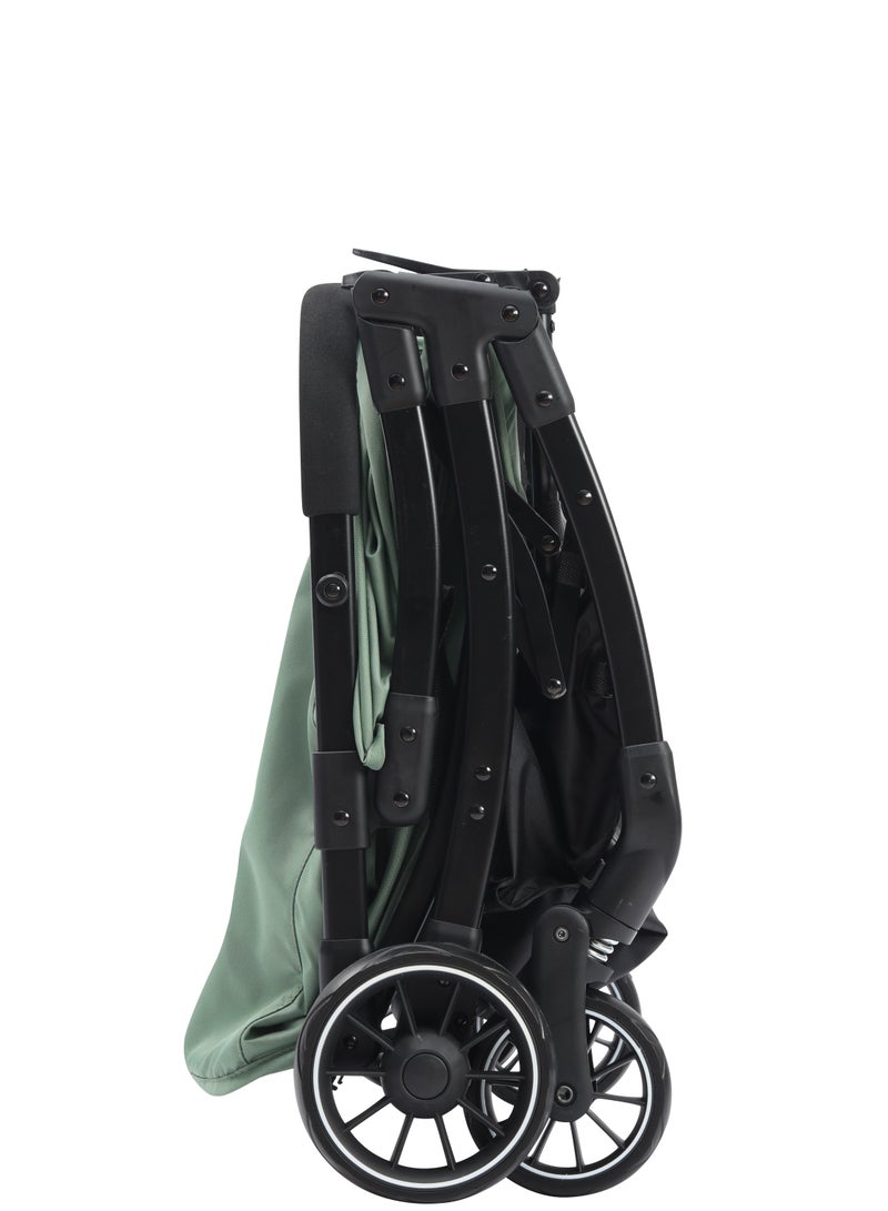 Lightweight Cabin Stroller – Mint Green | Foldable, Compact & Airline-Approved – Y1T
