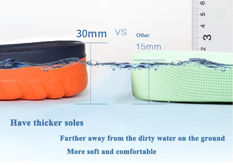 EASYANT Men Shower Pool Sandals Fast Dry Anti Slip EVA Soft Slippers Shoes - Image 5