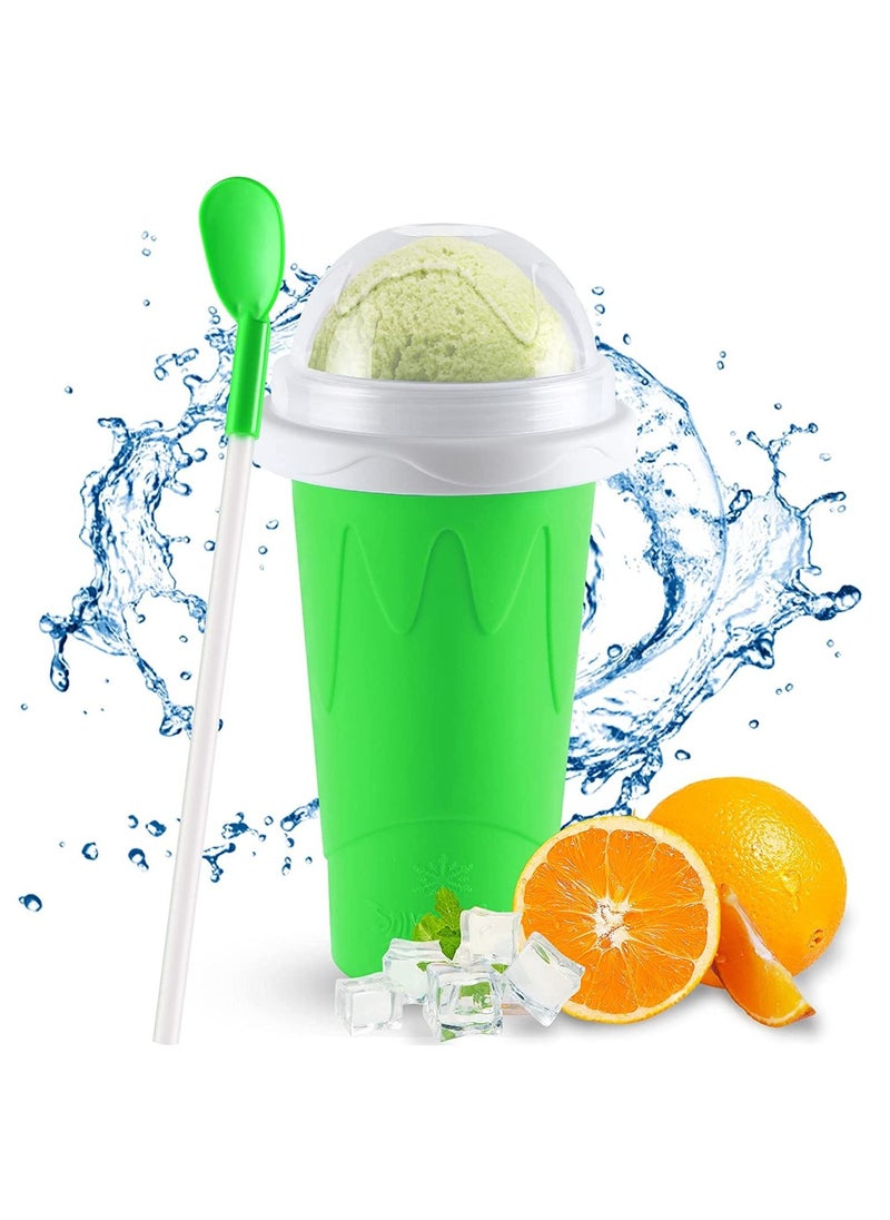 Intag - Frozen Magic Slushy Maker Squeeze Cup, Portable Silica Freeze Mug for Milkshake Slush and Ice Cream Smoothie, Quick Frozen Smoothies Slushy Ice Cream Maker with Dome Lids - Image 1