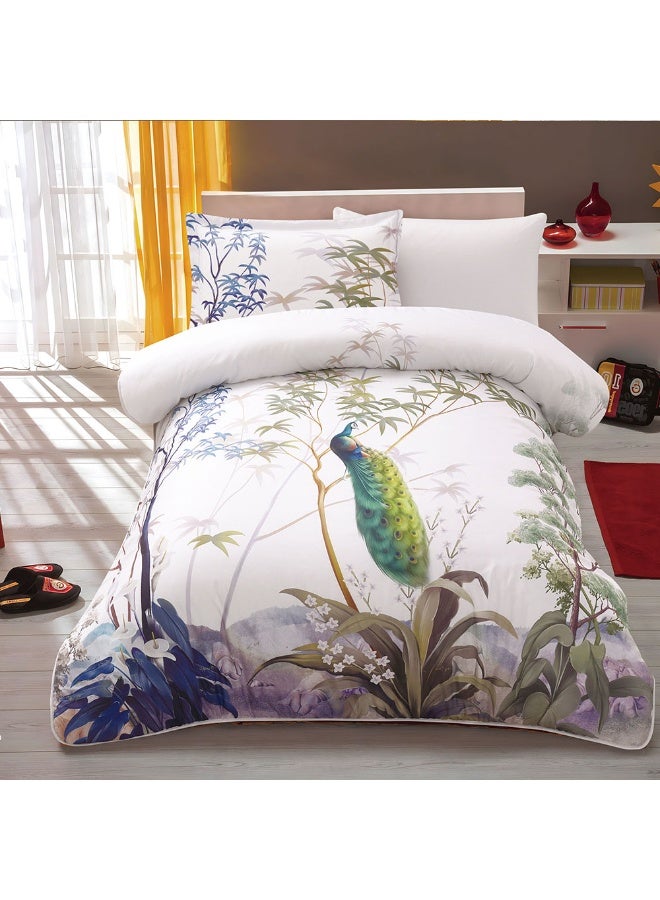 bukhamseen Lioa Soft Kids’ Comforter Set – 4 Pieces, Single Size, Stitched Filling – Lightweight & Cozy - Image 1